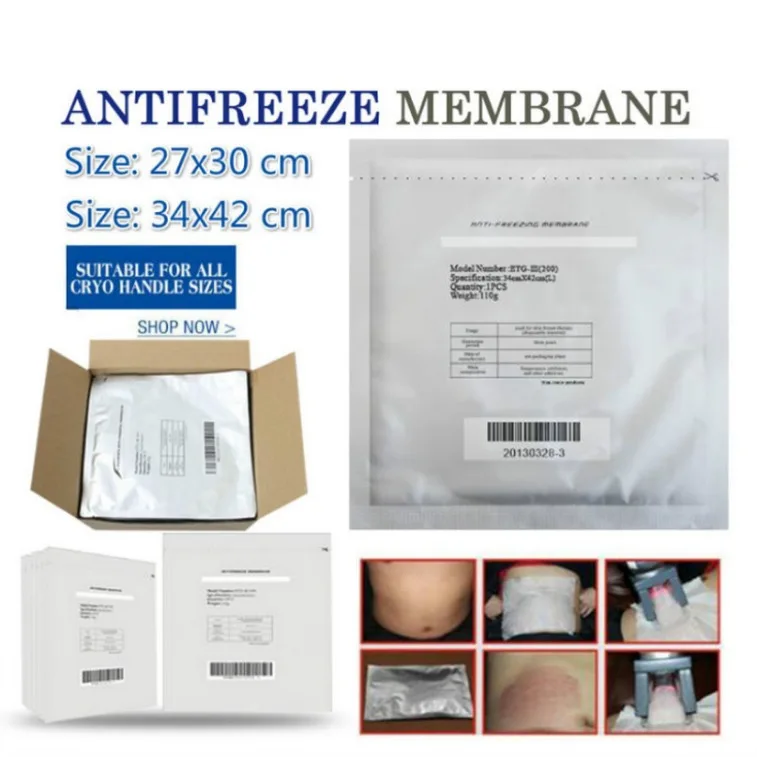 100ks Anti-Freeze Membrány Proti Celulitíde Telo, prípravkov na Chudnutie, Hmotnosť Stroja Znížiť Studená Terapia