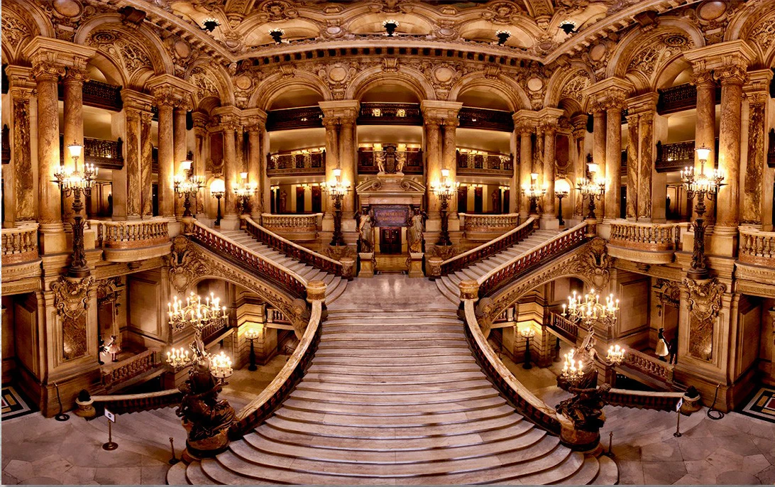 Európa Kráľovského Paláca Sála Divadla Schodisko svadobné pozadia strán fotografie zázemia