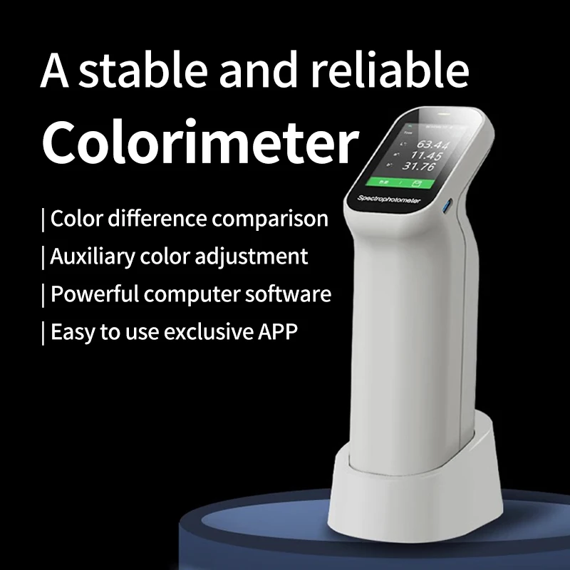 Farebný rozdiel meter vysoko presných textílie, plastové a farba farba rozdiel tester DS200 spektrofotometer